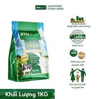 BTNature Sữa Bột Tách Béo Skim Instant Milk Powder Túi 1kg