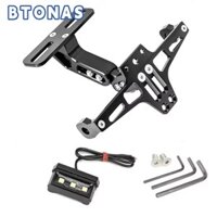 Btonas Xe Máy Phía Sau Biển Số Gắn Giá Đỡ, Phụ Kiện Xe Máy Hợp Kim Đa Năng, Bền Đẹp Cho YAMAHA T-MAX 530 TMAX 500 MT-03 MT-07 MT-09 Tracer R1 R6 R3
