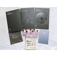 Bts album Love Yourself Tear đã khui seal, gồm cd STANDEE photobook