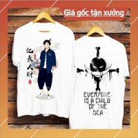 BTS Luffy thun Cotton áo thun nam , áo phông nam - nữ Tay ngắn cổ tròn giá tận xưởng