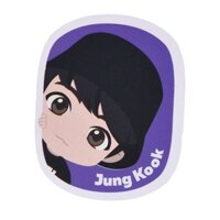 Bts TinyTAN Iron-On Patch42 Basic6, Jung Kook Silicone Patch, 38x48mm, DIY Patches