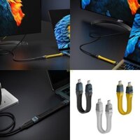 Btsg 240W Type C sang Type C USB4 2 0 Cáp Ruy Băng Mềm Để Sạc Nhanh Truyền Dữ Liệu 80Gbps 8K Đầu Ra Cho Laptop Smartp