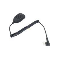 Btsg Thiết kế Mic cầm tay phẳng với hình dạng tiện dụng Bộ đàm cáp linh hoạt Phụ kiện cho thiết bị CP160 EP450