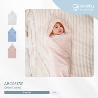 BU Baby - Chăn Ủ cho bé chất liệu Sợi Tre Đan Mạch mềm mịn, thiết kế có mũ ấm áp ABC081701 | Phụ kiện BU Baby chính hãng