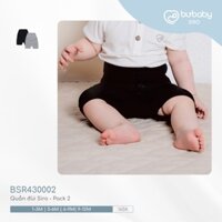 BU Baby - Set 2 chiếc Quần đùi cạp cao Siro BSR430002 cho bé 1-12 tháng |Quần áo BU chính hãng