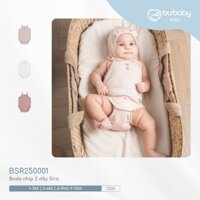 BU Baby sơ sinh - BSR250001 Body chip 2 dây Siro cho bé 1-12 tháng |Quần áo BU chính hãng