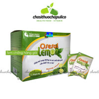Bù nước điện giải Oresol Lemon bổ sung dưỡng chất và bù nước khi chơi thể thao, ốm sốt, mệt mỏi hộp 25 gói