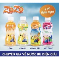 BÙ NƯỚC ĐIỆN GIẢI ZOZO thùng 24 chai