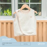 BU S25 - Áo gile cài chéo - BBS390800 - Trắng - 18-24M - SS24.T10A