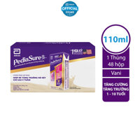 [BU] Thùng 48 Hộp Sữa nước Pediasure Vani 110ml/hộp