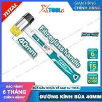Búa 2 đầu nhựa và cao su TOTAL THT77406 đường kính đầu búa 40mm, búa đa năng cán búa bằng nhựa ABS đặt siêu bền chắc