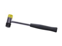 Búa 2 đầu nhựa vàng-đen ASAKI AK-9518 25mm