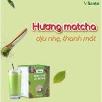 Bữa ăn cân bằng VSanté giảm cân nhanh, hiệu quả - Hàng Pháp [Vị Matcha Chuối]  SK24H