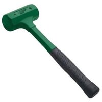 Búa cao su đúc 55mm/1050g Đầu búa chứa vòng bi hấp thụ va đập Cán kim loại bọc cao su Sata 92903