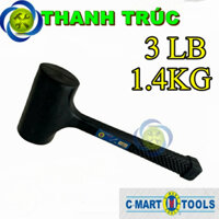 Búa cao su giảm chấn trọng lượng 1,4kg C-Mart G0003-3