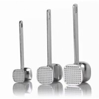 Búa đập thịt inox 2 mặt - Búa đập mềm thịt