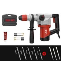 Búa điện Delixi Xẻng điện Máy khoan va đập công suất cao Máy khoan bê tông công nghiệp đa chức năng kép Búa cắm vào gia đình máy bắt vít Máy khoan đa năng