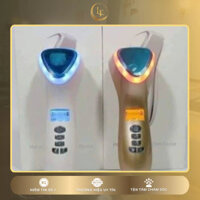 Búa Điện Di Nóng Lạnh Mini Kết Hợp Ánh Sáng Sinh Học Massage Điện Di Tinh Chất, Búa Tam Giác Dụng Cụ Chăm Sóc Da Mặt