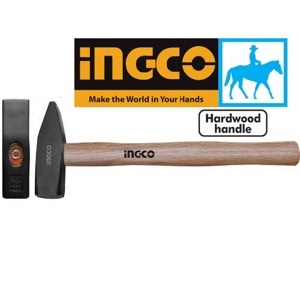 Búa đinh đầu dẹp và vuông cán gỗ Ingco HMH040500