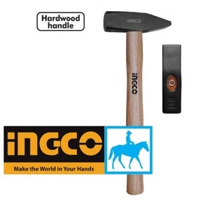 Búa đinh đầu dẹp và vuông cán gỗ Ingco HMH040300