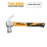 Búa đóng đinh, nhổ đinh Tolsen 25028 kích thước 23 mm/ 225g đầu búa xử lý nhiệt đánh bóng bề mặt, tay cầm nhựa chắc chắn