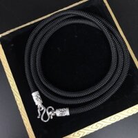 ✨Bùa Hộ Mệnh Dây Xích 925 Nguyên Chất Bạc Đồng Bằng Vải Dây Trang Sức Bạc Trang Sức Dây Xích Đặc Biệt Vòng Cổ Nam Nữ 25.20