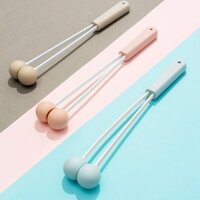 Búa massage silicone đôi bóng MINISO, massage cổ vai, massage kinh tuyến, sử dụng tại nhà, gậy massage S4P6