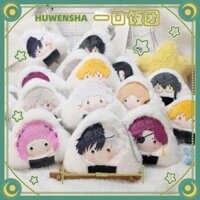 Bùa móc khóa sang trọng CHIẾN THẮNG - Haruka Sakura, Su Fang, Hayato Tsubasa, Kazuhiko Kiryu, Mitsuki Kiryu Onigiri Design