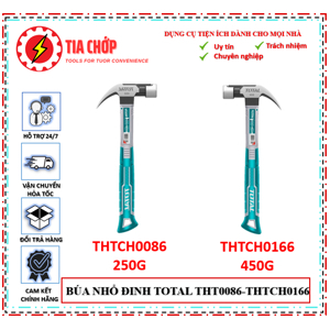 Búa nhổ đinh 16oz Total THTCH0166