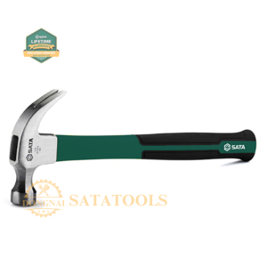 Búa nhổ đinh cán sợi thủy tinh Sata 92306, 16Oz
