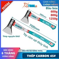 Búa rìu 600-1250g TOTAL búa chặt cây, làm vườn, bửa củi, đầu rìu rèn thả cải tiến xử lý nhiệt, thép carbon 45#