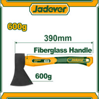 Búa Rìu Jadever chất liệu thép Carbon, cán sợi thủy tinh bền bỉ, bổ củi, chặt cây, làm vườn, thoát hiểm, cứu hộ đa năng