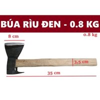 Búa rìu nhíp đen 0.8 kg