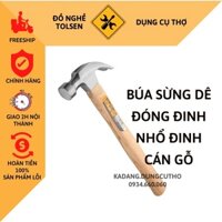 Búa sừng dê, búa nhổ đinh cán gỗ Tolsen (8oz/16oz/20oz) 25148/ 25150/ 25032