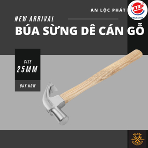 Búa sừng dê cán gỗ Tolsen 25164 25mm