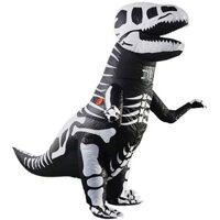 Bữa Tiệc Halloween Trẻ Em T-Rex Xương Jurassic Thế Giới Thực Tế Khủng Long Trang Phục Cho Trẻ Em
