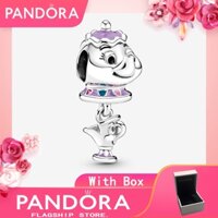 Bùa treo Pandora Disney Mrs. Potts và Chip bằng bạc S925 chính hãng