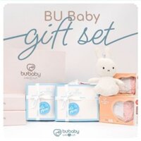 Bubaby Set đồ Sơ sinh Kèm Hộp Quà Tặng Đầy Tháng BU Baby - GSR680000 , Set quà sơ sinh cho bé yêu | Quần áo chính hãng