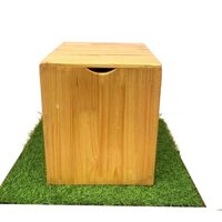 Bục bật sâu bằng gỗ thông tự nhiên  mầm non ( theo TT02 của BGD)