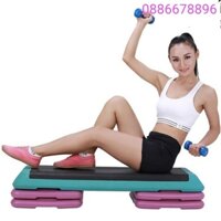 Bục dậm nhảy Aerobic cao cấp 3 cấp độ kích thước 110cm x 41cm x 21cm nặng 10kg