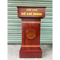 Bục gỗ MDF chấm tròn để tượng Bác