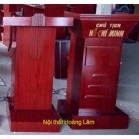 Bục gỗ phát biểu, bục gỗ để tượng Bác Hồ