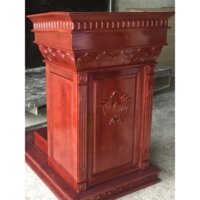 Bục phát biểu gỗ tự nhiên cỡ to 135x90x60 có bệ đứng