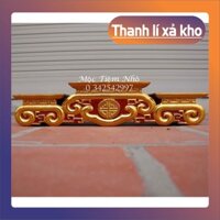 Bục tam cấp thờ chiện dơi vàng gỗ mít