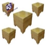 Bục thể dục bật sâu (gỗ thông)