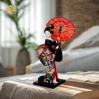 Bức tượng Kimono Geisha Nhật Bản thanh lịch, Tượng sưu tập thủ công