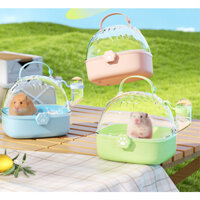 [Bucatstate]Lồng xách tay cho hamster và thú cưng nhỏ(kèm bình nước)