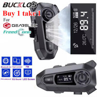 Bucklos Intercom Cho Xe Máy 2 Chiếc Cho Freedconn Intercom Mua 1 Lấy 1 Xe Máy Chống Thấm Nước 500m IPX6 Trợ Lý CVC Tai Nghe Bluetooth Không Dây