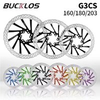 Bucklos Xe Đạp Đường Bộ Cánh Quạt G3 160mm 160 / 180 / 203mm Xe Đạp Đường Bộ Phanh Đĩa Cánh Quạt Siêu Nhẹ Thép Không Gỉ Cường Lực Cao Xe Đạp Núi Cánh Quạt