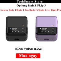 [Buds 2 Pro/Buds Pro/Buds2/Buds Live] Ốp lưng hình ZFlip 3 Samsung Galaxy Buds 2 Pro/Buds Pro/Buds2/Buds Live